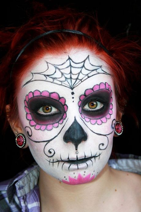 Gemakkelijk Mexicaanse suiker schedel make-up tutorial