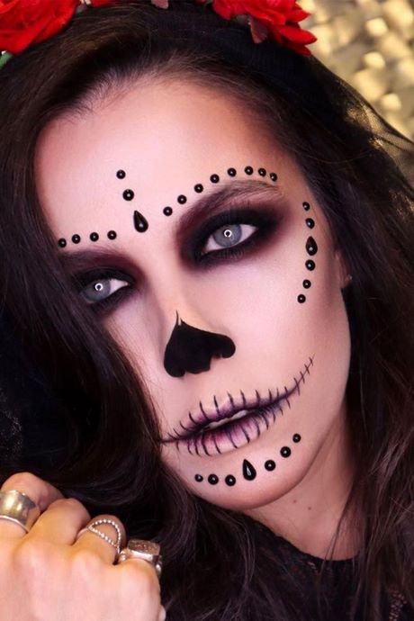 easy-mexican-sugar-skull-makeup-tutorial-73_6 Gemakkelijk Mexicaanse suiker schedel make-up tutorial