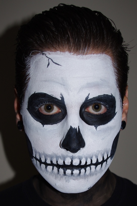 easy-skull-face-makeup-tutorial-96_13 Gemakkelijk schedel gezicht make-up tutorial