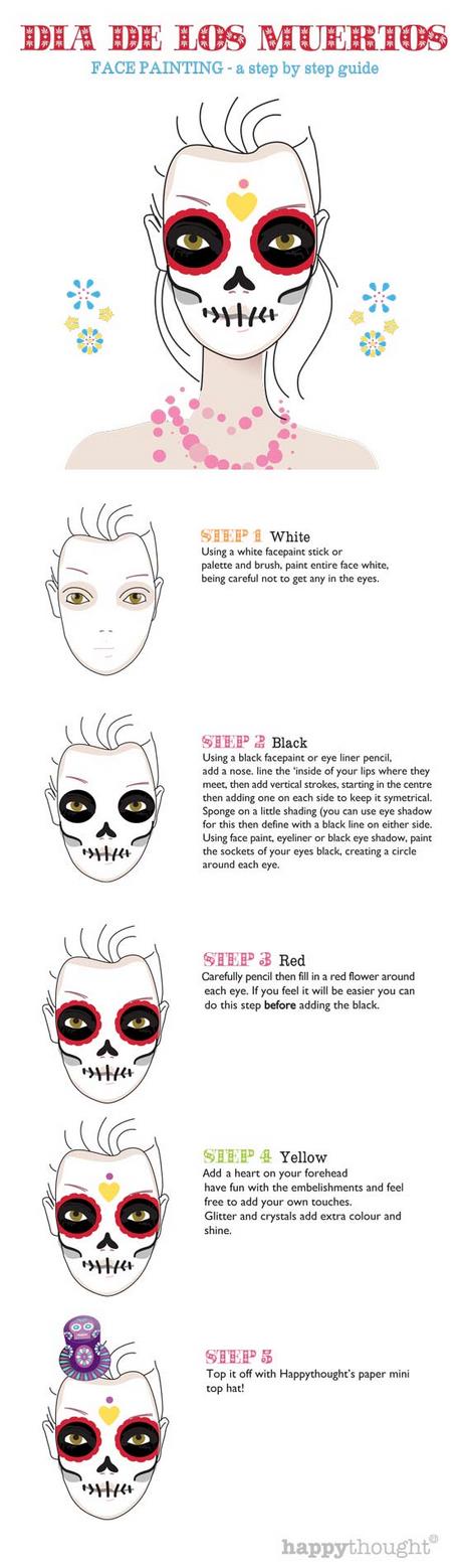 easy-skull-face-makeup-tutorial-96_6 Gemakkelijk schedel gezicht make-up tutorial
