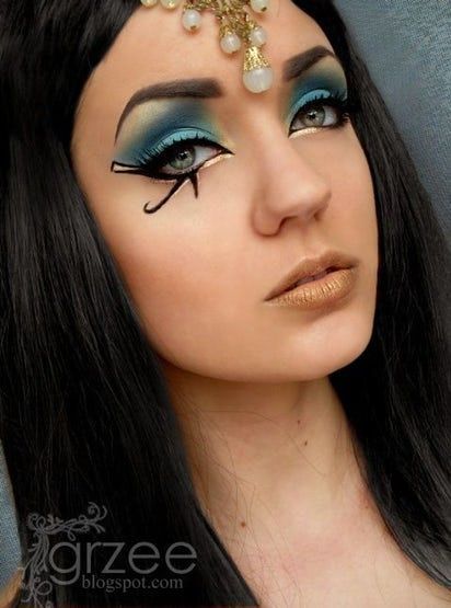 egyptian-princess-makeup-tutorial-90_2 Egyptische prinses make-up tutorial