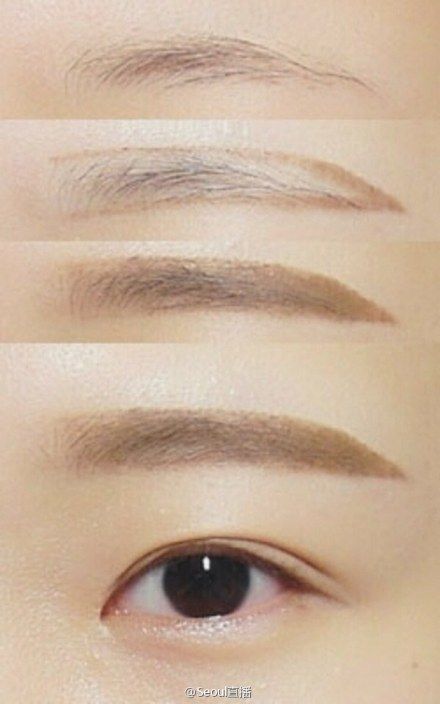 eyebrow-makeup-tutorial-asian-33_14 Wenkbrauw make-up tutorial Aziatisch