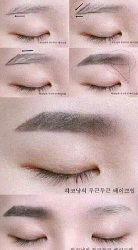eyebrow-makeup-tutorial-asian-33_2 Wenkbrauw make-up tutorial Aziatisch