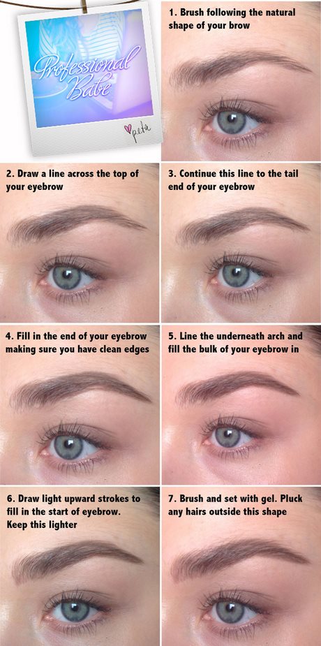 eyebrow-makeup-tutorial-without-plucking-03_4 Wenkbrauw make-up tutorial zonder plukken