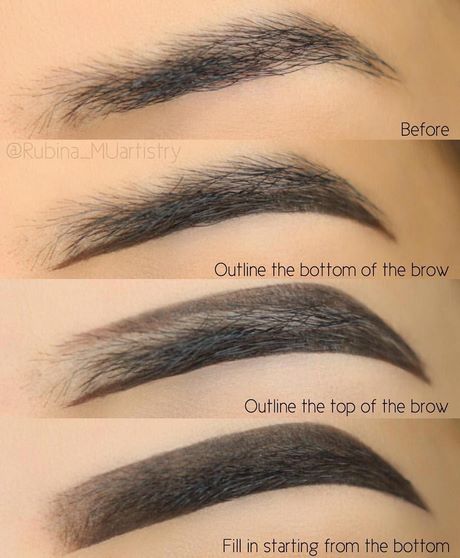 eyebrows-makeup-tutorial-with-eyeshadow-33_11 Wenkbrauwen Make-up tutorial met oogschaduw