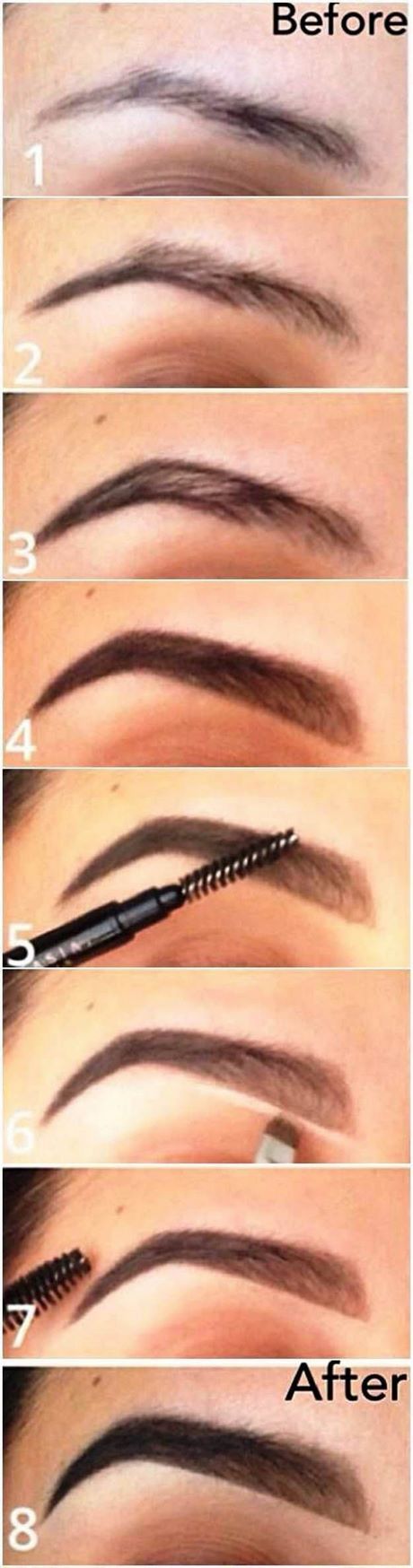 eyebrows-makeup-tutorial-with-eyeshadow-33_12 Wenkbrauwen Make-up tutorial met oogschaduw