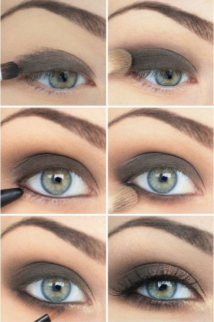 eyeshadow-makeup-tutorial-for-green-eyes-33_17 Oogschaduw make - up tutorial voor groene ogen