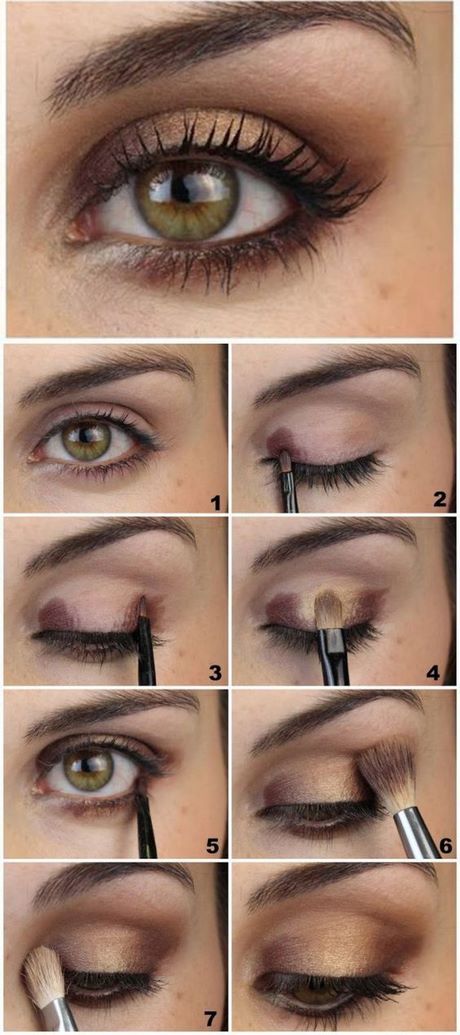 Gouden tan make-up tutorial