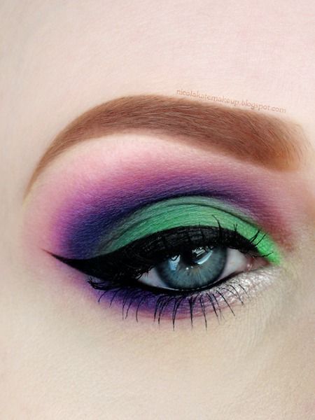 green-and-purple-eye-makeup-tutorial-00_12 Groene en paarse oog make-up tutorial