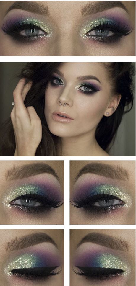 green-and-purple-eye-makeup-tutorial-00_16 Groene en paarse oog make-up tutorial