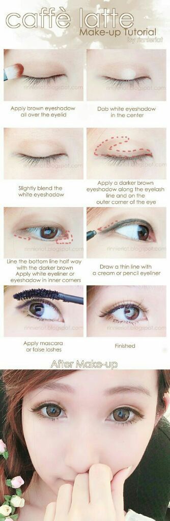 Kawaii ogen make-up tutorial