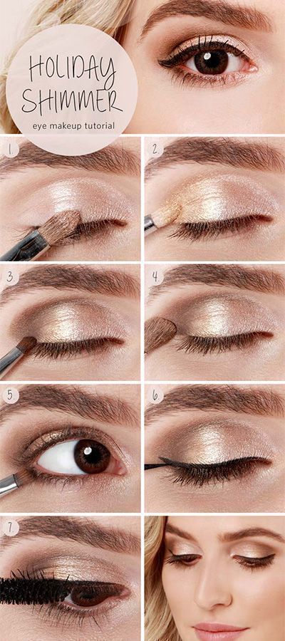 makeup-tutorial-for-brown-eyes-for-school-26_18 Make - up tutorial voor bruine ogen voor school