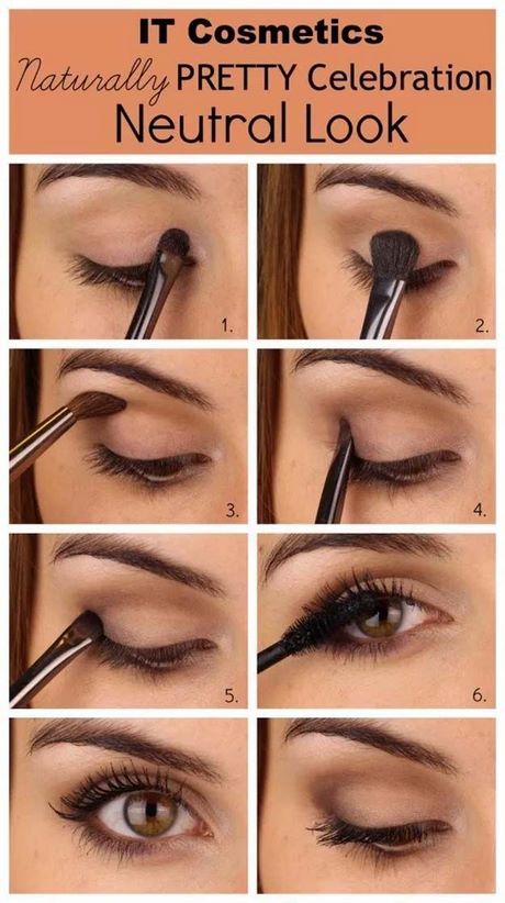 Make - up tutorial voor bruine ogen natuurlijke look