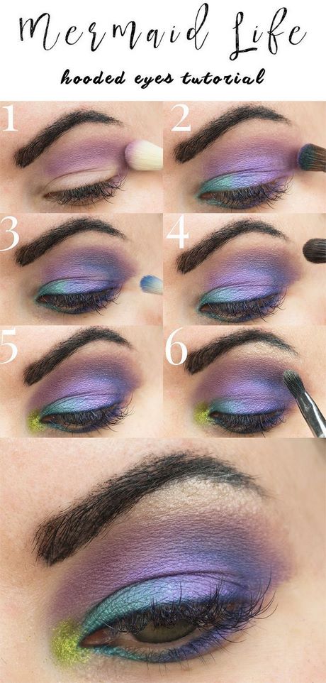 mermaid-eyes-makeup-tutorial-49_11 Zeemeermin ogen make-up tutorial