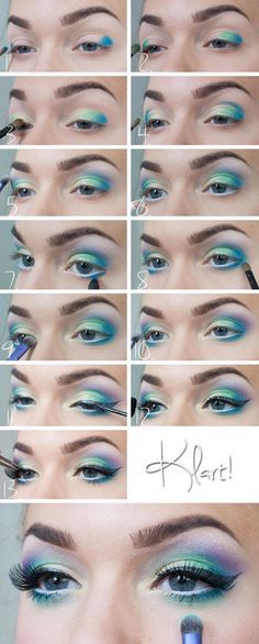 mermaid-inspired-makeup-tutorial-93_5 Mermaid geïnspireerde make-up tutorial