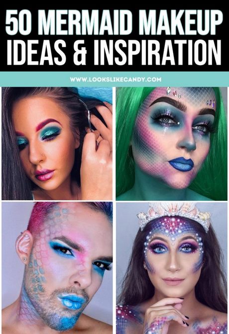mermaid-inspired-makeup-tutorial-93_8 Mermaid geïnspireerde make-up tutorial