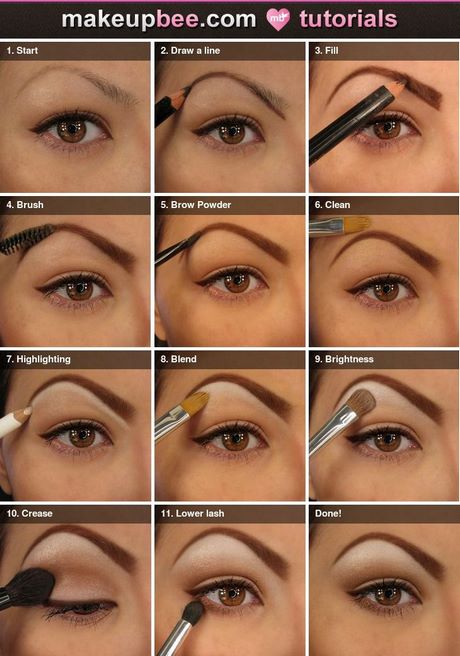 natural-eyebrows-makeup-tutorial-19_14 Natuurlijke wenkbrauwen make-up tutorial