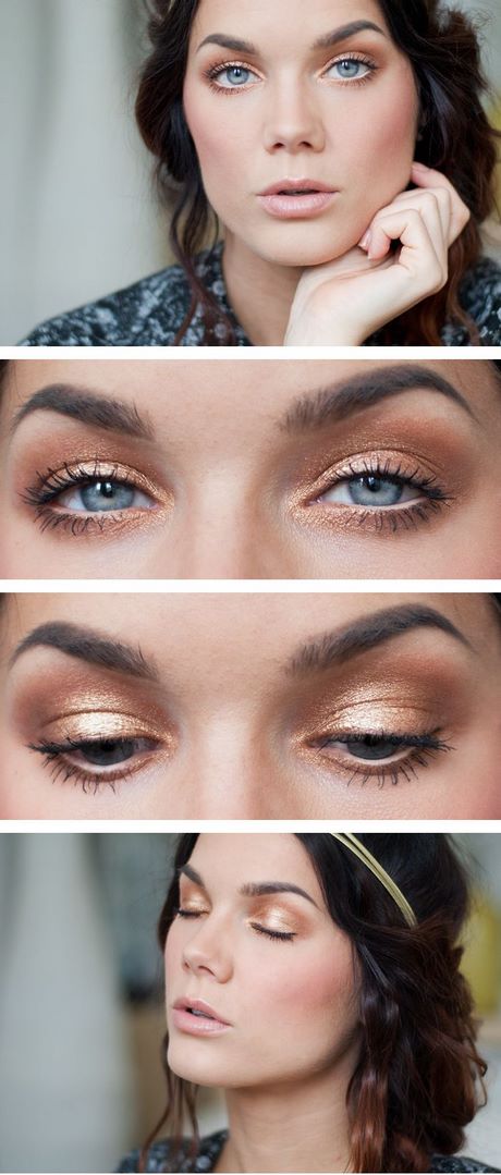 natural-gold-eye-makeup-tutorial-54_5 Natuurlijke Gouden Oog make-up tutorial