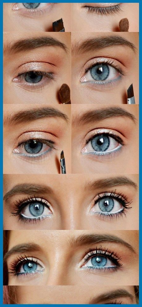Natuurlijke make - up tutorial voor blauwe ogen
