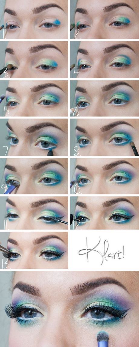 peacock-eyes-makeup-tutorial-56_5 Peacock eyes make-up tutorial