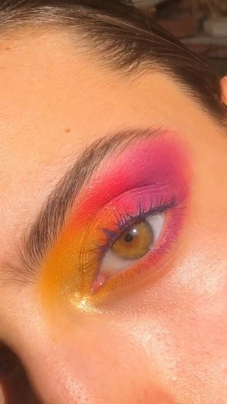 pink-and-orange-makeup-tutorial-23_14 Roze en oranje make-up tutorial