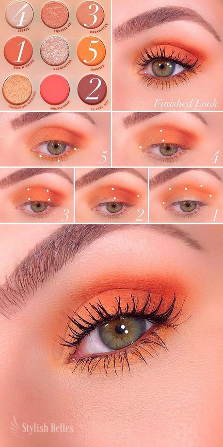 pink-and-orange-makeup-tutorial-23_3 Roze en oranje make-up tutorial