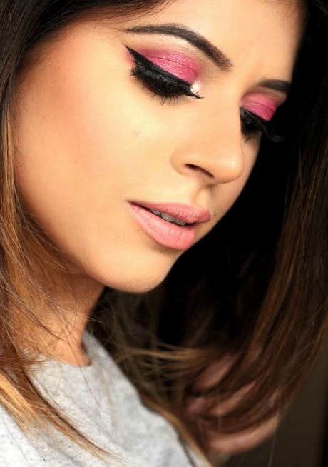 pink-and-orange-makeup-tutorial-23_5 Roze en oranje make-up tutorial