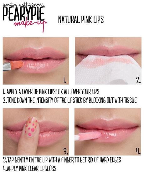 pink-lips-makeup-tutorial-40_11 Roze lippen make-up tutorial