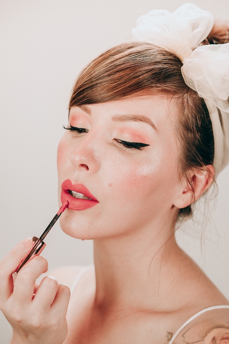 pink-lips-makeup-tutorial-40_17 Roze lippen make-up tutorial