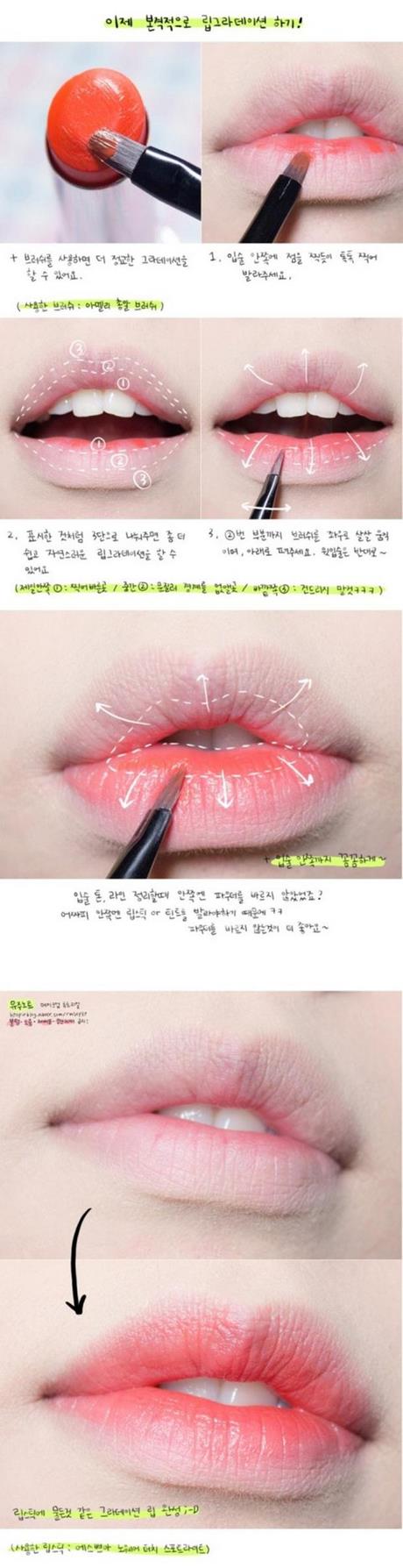 pink-lips-makeup-tutorial-40_9 Roze lippen make-up tutorial