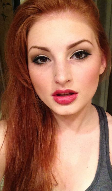 redhead-eye-makeup-tutorial-92_13 Redhead oog make-up tutorial