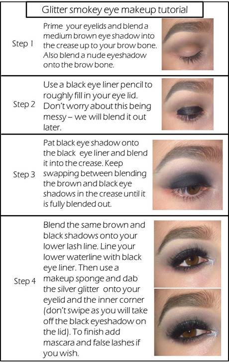 silver-smokey-eye-makeup-tutorial-09_13 Zilveren smokey eye make-up tutorial