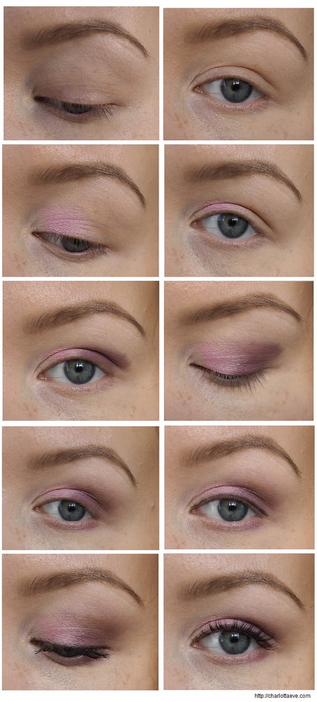 Eenvoudige roze oog make-up tutorial