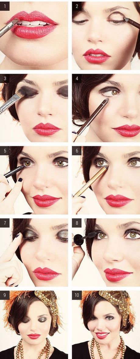 vintage-1920s-makeup-tutorial-61_4 Vintage 1920 ' s make-up tutorial