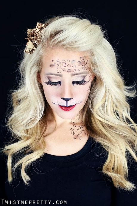 white-leopard-makeup-tutorial-48_5 White leopard make-up tutorial