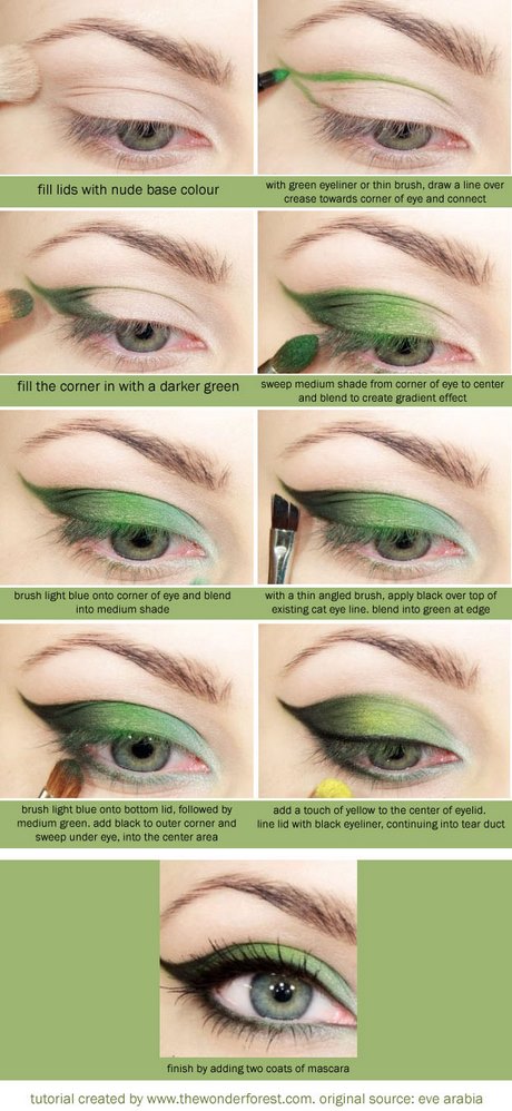 yellow-eyeshadow-makeup-tutorial-00 Gele oogschaduw make-up tutorial
