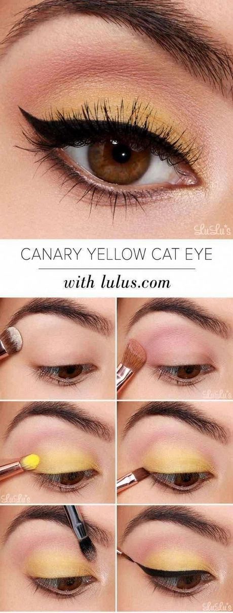 yellow-eyeshadow-makeup-tutorial-00_11 Gele oogschaduw make-up tutorial