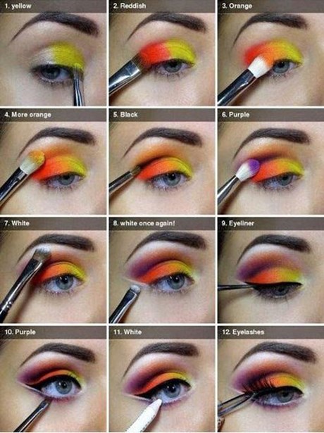yellow-eyeshadow-makeup-tutorial-00_19 Gele oogschaduw make-up tutorial