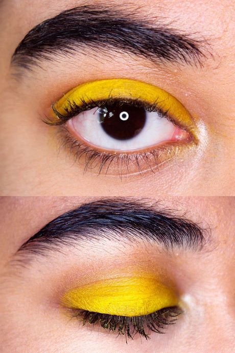 yellow-eyeshadow-makeup-tutorial-00_5 Gele oogschaduw make-up tutorial
