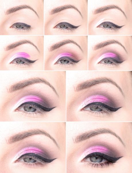 black-glitter-makeup-tutorial-05_11 Zwarte glitter make-up tutorial