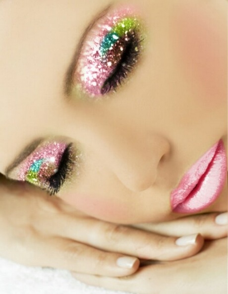 black-glitter-makeup-tutorial-05_6 Zwarte glitter make-up tutorial