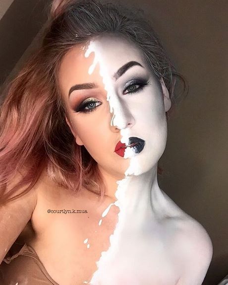 black-to-white-makeup-tutorial-30 Zwart naar wit make-up tutorial