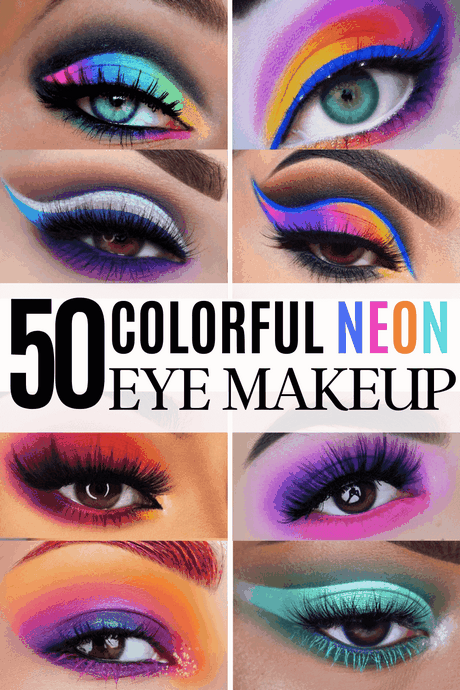 bright-colored-makeup-tutorials-84 Helder gekleurde make-up tutorials