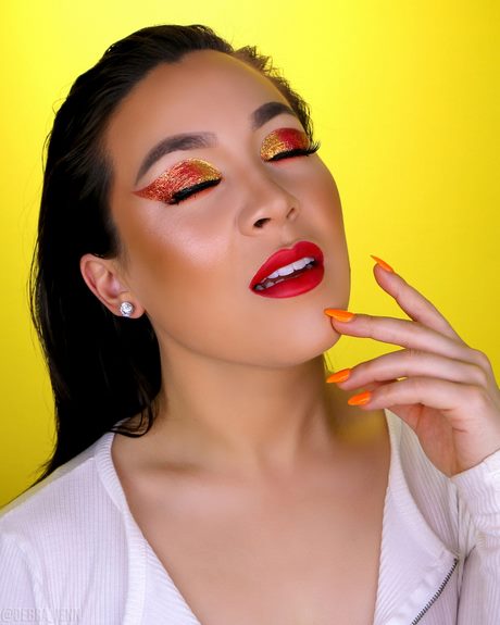 bright-colored-makeup-tutorials-84_5 Helder gekleurde make-up tutorials