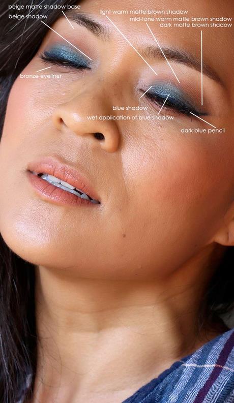 bronze-makeup-tutorial-for-blue-eyes-75_10 Bronzen make-up tutorial voor blauwe ogen