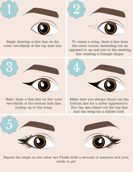 cat-eye-makeup-tutorial-for-big-eyes-29 Cat eye make-up tutorial voor grote ogen