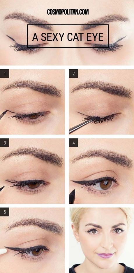 cat-eyes-makeup-tutorial-for-brown-eyes-16_16 Cat eyes make-up tutorial voor bruine ogen