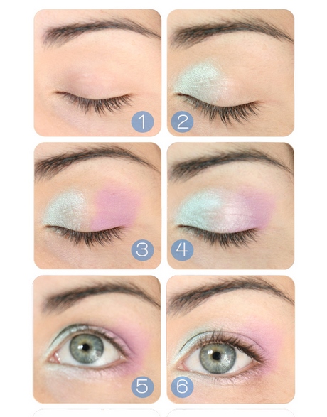 colored-beautiful-makeup-tutorial-01 Gekleurde mooie make-up tutorial