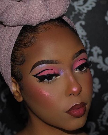 cut-crease-makeup-tutorial-for-black-women-57_5 Cut crease make-up tutorial voor zwarte vrouwen