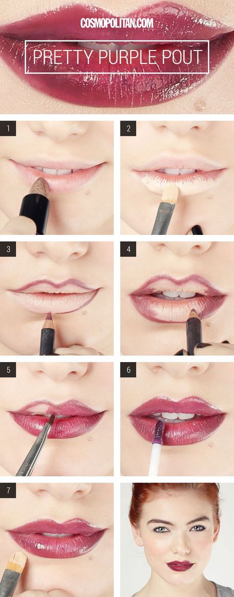 dark-lip-makeup-tutorial-72_11 Donkere lip make-up tutorial